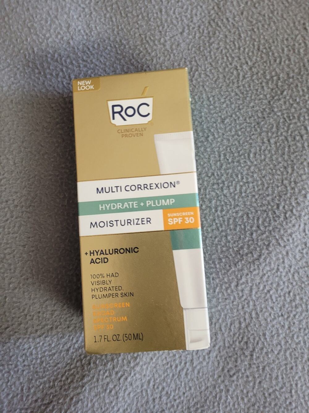 RoC Multi Correxion Hydrate + Plump Hyaluronic Acid Moisturizer SPF 30 1.7 Oz